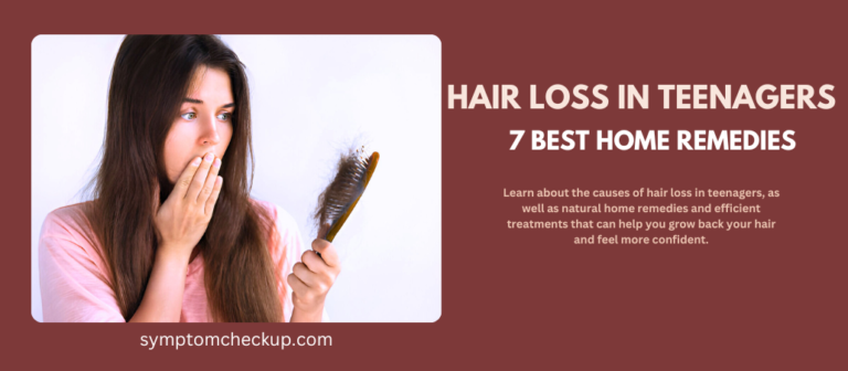 HAIR LOSS IN TEENAGERS